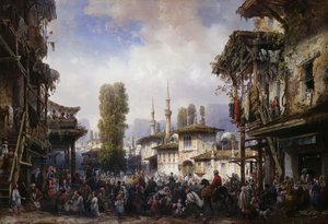 Tartarernas torg, Bahceka, 1854