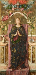 Den obefläckade avlelsen. 1492 av Carlo Crivelli