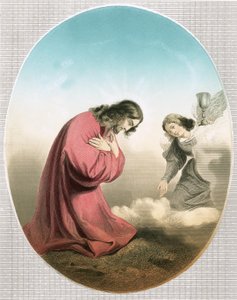 Ängel som visar sig för Kristus av Carlo Dolci