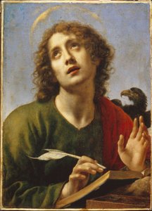 Sankt Johannes aposteln (Johannes aposteln). Målning av Carlo Dolci (1616-1686), olja på duk