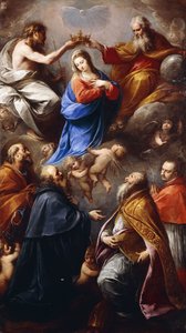 Jungfruns kröning med de heliga Peter, Paul, Ambrosius och Charles Borromeo