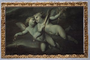 Putti (monokrom målning, efter 1783)