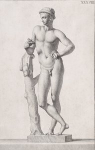 Staty av Merkurius, 1734