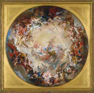 Glorification of the Cross (olja på duk)