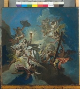 Trons triumf, ca 1766 (olja på duk)
