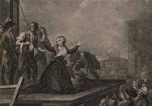 Madame Élisabeth de France, kungens syster, före giljotinen den 10 maj 1794, ca. 1795