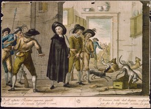 Prästen Arlotto, av Carlo Lasinio (1759-1838), kolorerad gravyr av Carlo Lasinio