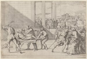Sankt Andreas martyrskap av Carlo Maratta after Domenichino