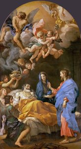 Barock: La mort de Saint Joseph - Death of Saint Joseph av Maratta, Carlo (1625-1713)