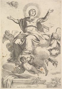 Jungfruns antagande. av Carlo Maratta or Maratti