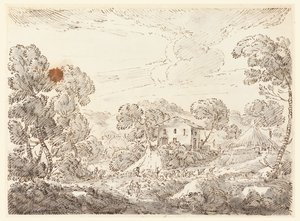 En bondebostad i skogslandet av Carlo Marchionni