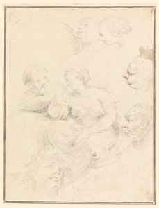 Figurskisser av Carlo Marchionni