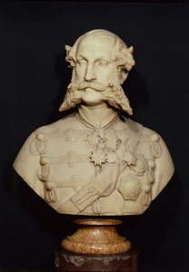 The Earl of Cardigan (1797-1868) (marmor) av Carlo Marochetti