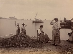 Chioggia, Under Marina, ca. 1870.