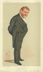 General Robert Cumming Schenck, USA, 23 januari 1875, Vanity Fair-tecknad film av Carlo Pellegrini