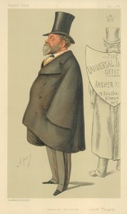 Lord Truro, Universal Knowledge, 1 januari 1887, Vanity Fair-karikatyr. av Carlo Pellegrini
