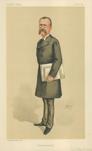 Generalmajor Sir Charles Warren, Bechuanaland, 6 februari 1886, tecknad serie Vanity Fair av Carlo Pellegrini