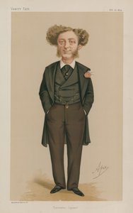 Albert Grant, parlamentsledamot; Leicester Square; 21 februari 1874; Vanity Fair; karikatyr av Carlo Pellegrini