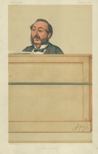 Mr Ira D Sankey, Praise and prayer, 10 april 1875, Vanity Fair-tecknad film av Carlo Pellegrini