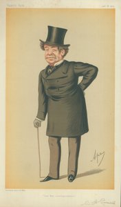 Mr William Howard Russell, vår krigskorrespondens, 16 januari 1875, tecknad serie Vanity Fair av Carlo Pellegrini