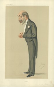 Sir Arthur hjälper till av Carlo Pellegrini