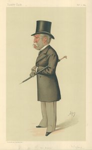 Sir Charles Lennox Wyke, baronen, 9 februari 1884, Vanity Fair-karikatyr.