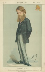 Hertigen av Sutherland, enkel och anspråkslös själv men ändå magnifik och generös mot sina medmänniskor, han självaste Prince of Dukes, 9 juli 1870, Vanity Fair-tecknad serie