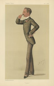 Den ärade Sidney Herbert (färg litho) av Carlo Pellegrini