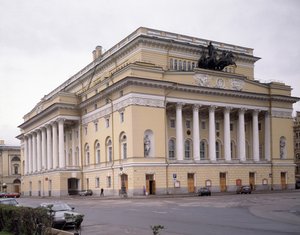Alexandrinsky-teatern i Sankt Petersburg, 1828-1832 av Carlo Rossi