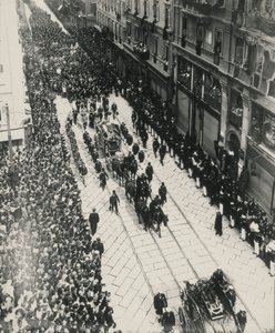Begravningar av ärkehertigarna Franz Ferdinand av Österrike och hans fru dödades i Sarajevo den 28 juli