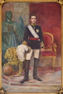Hans Majestät Kung Alfonso XIII av Carlos Angel Diaz Huertas