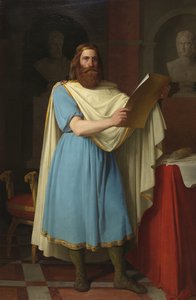 Alarik II, visigotisk kung, 1856 av Carlos María Esquivel y Rivas