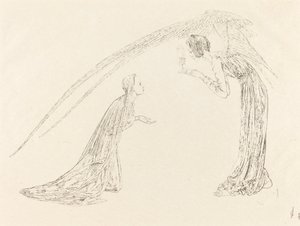 Bebådelsen av Carlos Schwabe