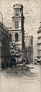 St Sulpice-kyrkan, 1915 av Caroline Helena Armington