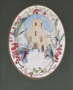 Regency Christmas, 2008 (wc på papper) av Caroline Hervey Bathurst