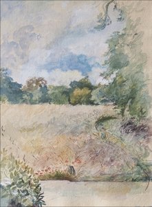 Sommaren 2007 (pastell & wc på papper) av Caroline Hervey Bathurst