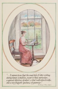 The Art of Letter Writing, 2007 (wc på papper) av Caroline Hervey Bathurst
