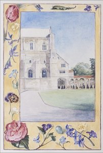 Winchester Cathedral, korister iväg för att träna, 2007 (wc på papper)