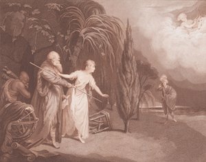 Miranda Shakespeare, Stormen, akt 1, scen 2, 1784.