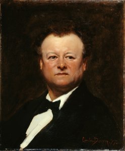 Franska: Porträtt av Jean-François Berthelier (1830-1888), sångare