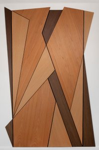 Vorticist Doors, 2012 (träfaner) av Carolyn Hubbard-Ford