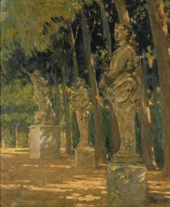 Carrefour vid slutet av Tapis Vert, Versailles, 1913.