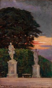 Hörnet av terrassen, Versailles av Carroll Beckwith