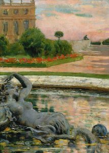North Parterre, sirenernas fontän, 1913.