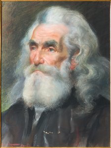 Porträtt av en gammal man (pastell)