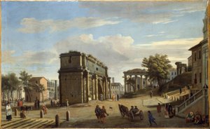 Konstantins båge av Caspar Adriaans van Wittel