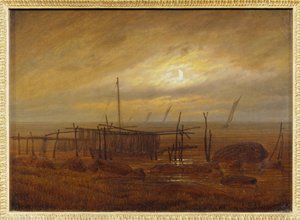 Am Meeresstrand - Vid havets bord ... av Caspar David Friedrich