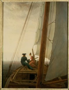 På sjömannen av Caspar David Friedrich