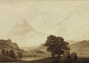 Höst – Kväll – Mognad (ur cykeln ”Årstider, dygnets tider och människans livsfaser” från 1803) av Caspar David Friedrich