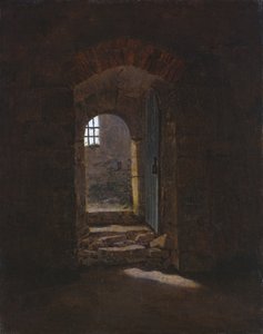 Dörröppning i Meissen, 1827 av Caspar David Friedrich